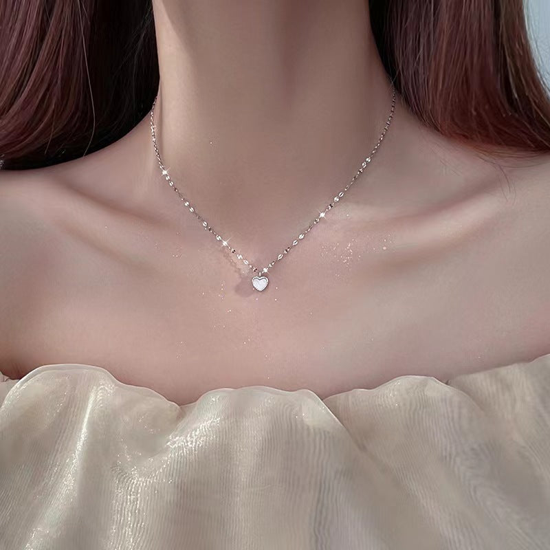 White Bai Bei Love Necklace