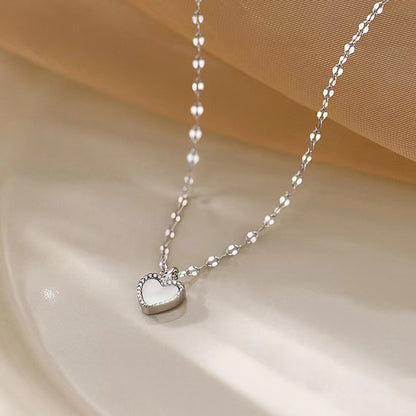 White Bai Bei Love Necklace